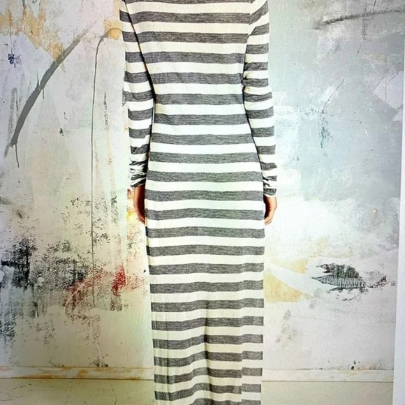 Free People Beach Go Lightly Strip Knot Linen Maxi dress - Picture 2 of 8